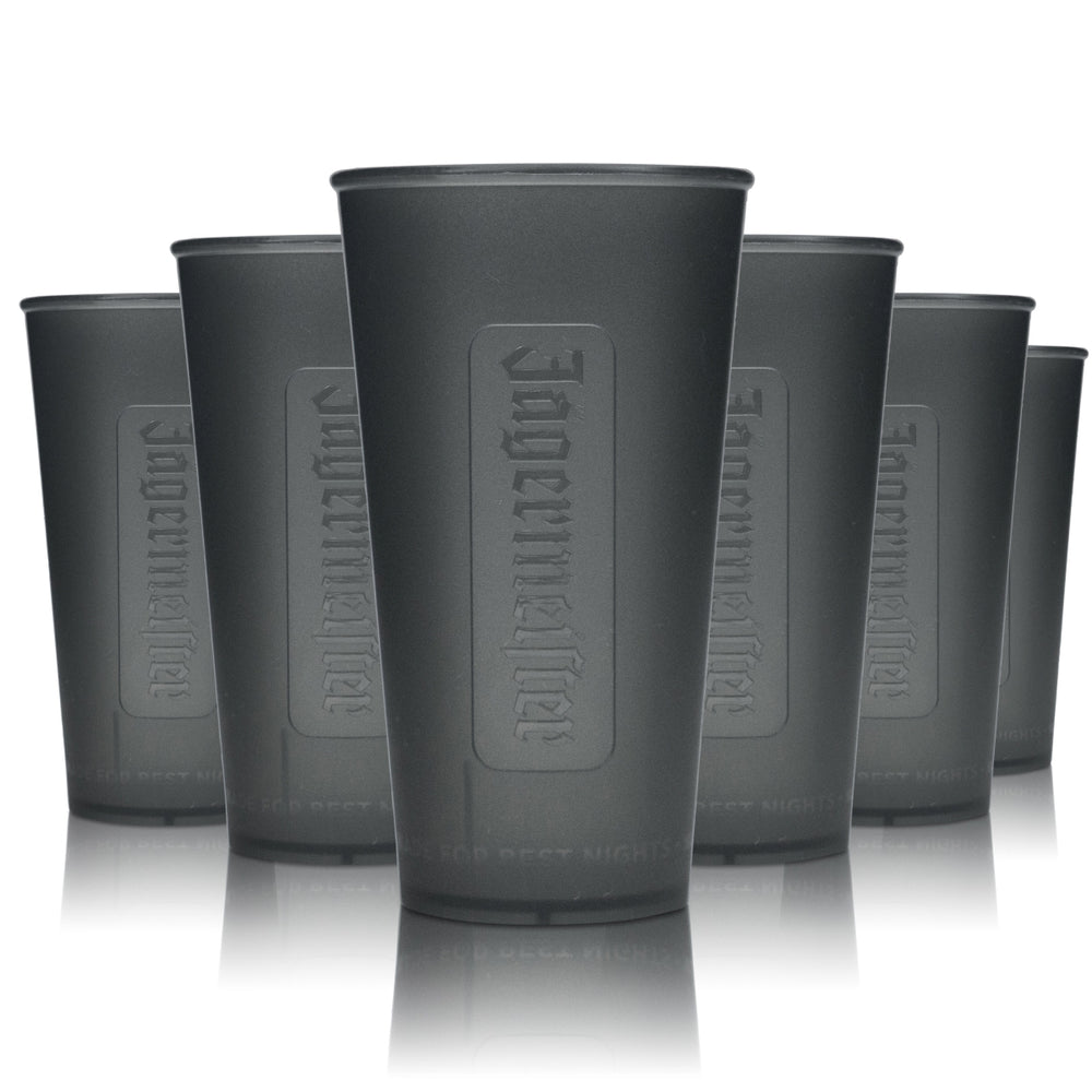 5 bicchieri Jägermeister 0,3 l in plastica rigida riutilizzabile, bicchieri da cocktail long drink
