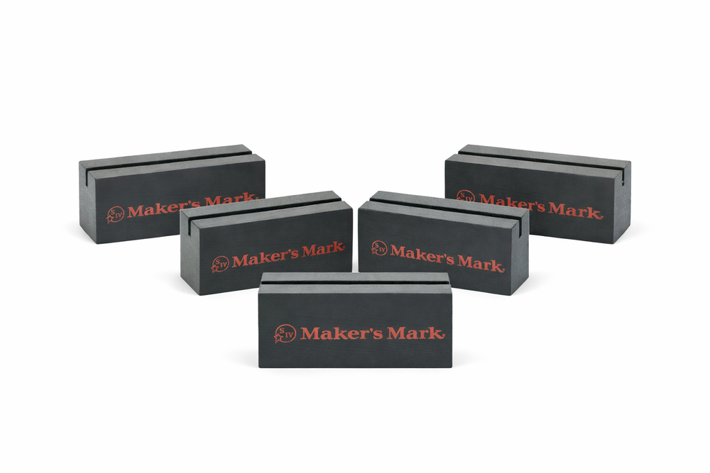 5x Makers Mark Espositore da tavolo Menu Beverage Card Holder Gastro Bar Café