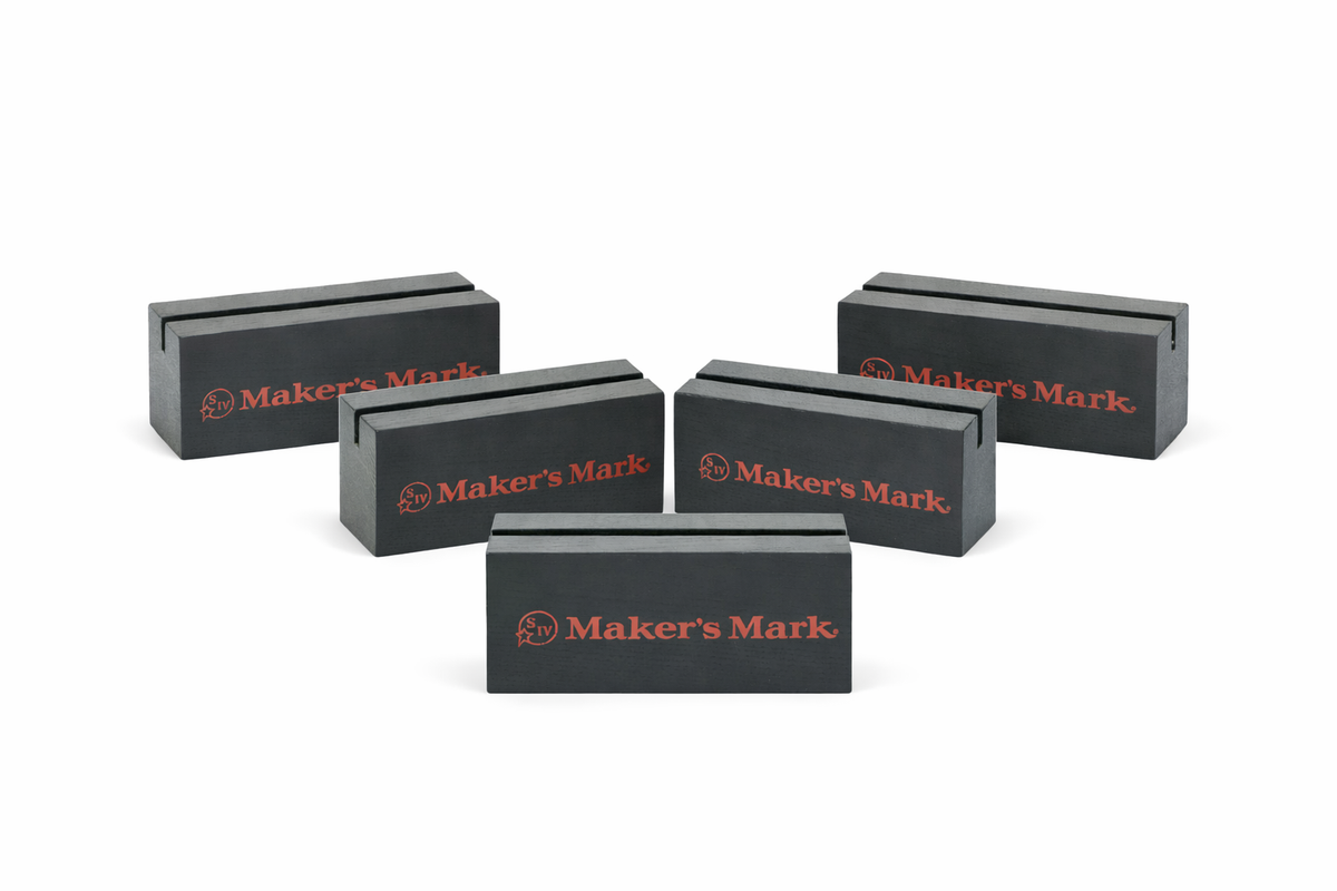 5x Makers Mark Espositore da tavolo Menu Beverage Card Holder Gastro Bar Café