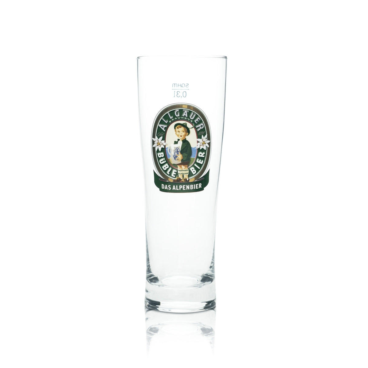 6 bicchieri da birra Allgäuer Büble Bicchieri da birra Stange 0,3 l Sahm – Vista 2