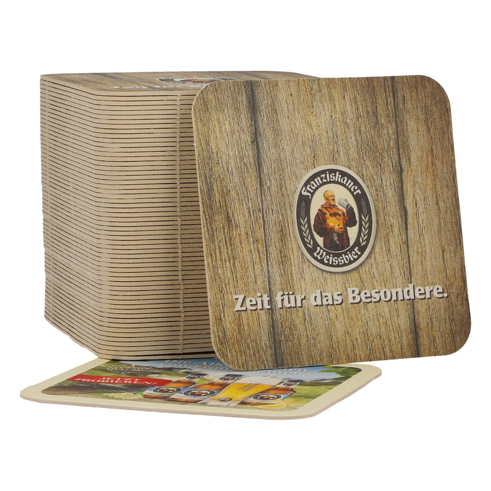 60 sottobicchieri Franziskaner 9,5x9,5 cm "Le bevande analcoliche di Franziskaner"
