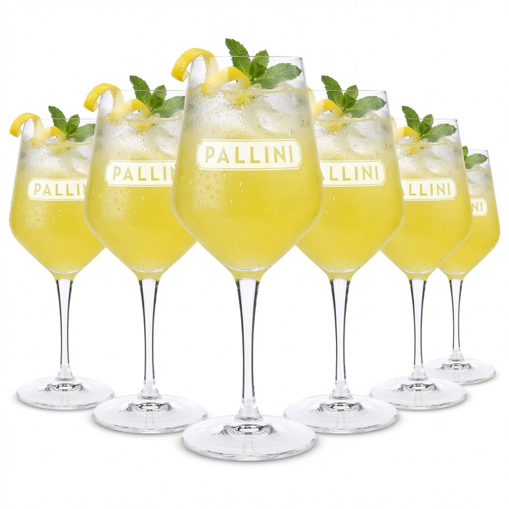 Set di 6 bicchieri da liquore Pallini 0,44 l – Bicchieri da cocktail di Bormioli, Italia