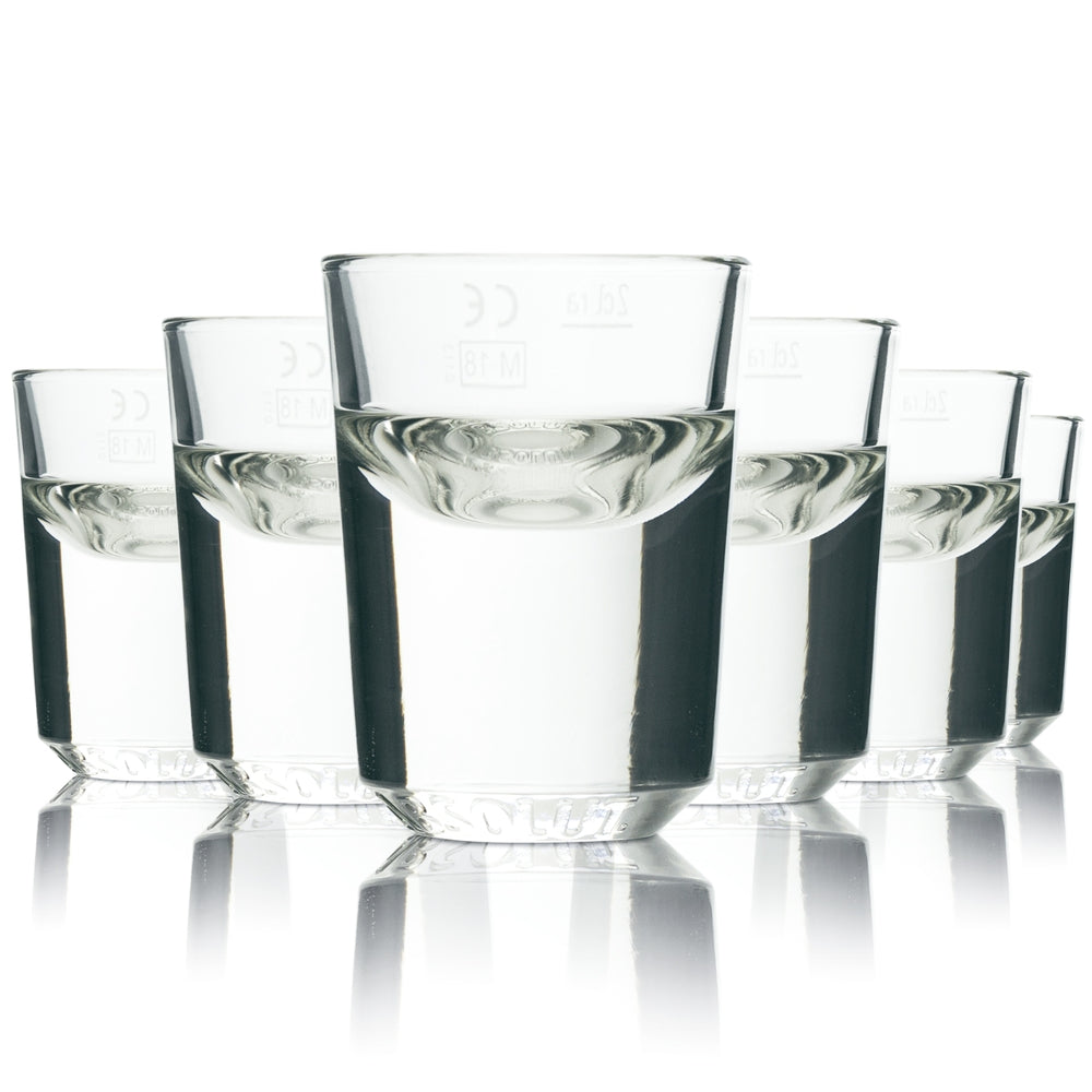 6 bicchierini Absolut Shot 2 cl bicchierini da liquore Vodka Gastro calibrati Bar