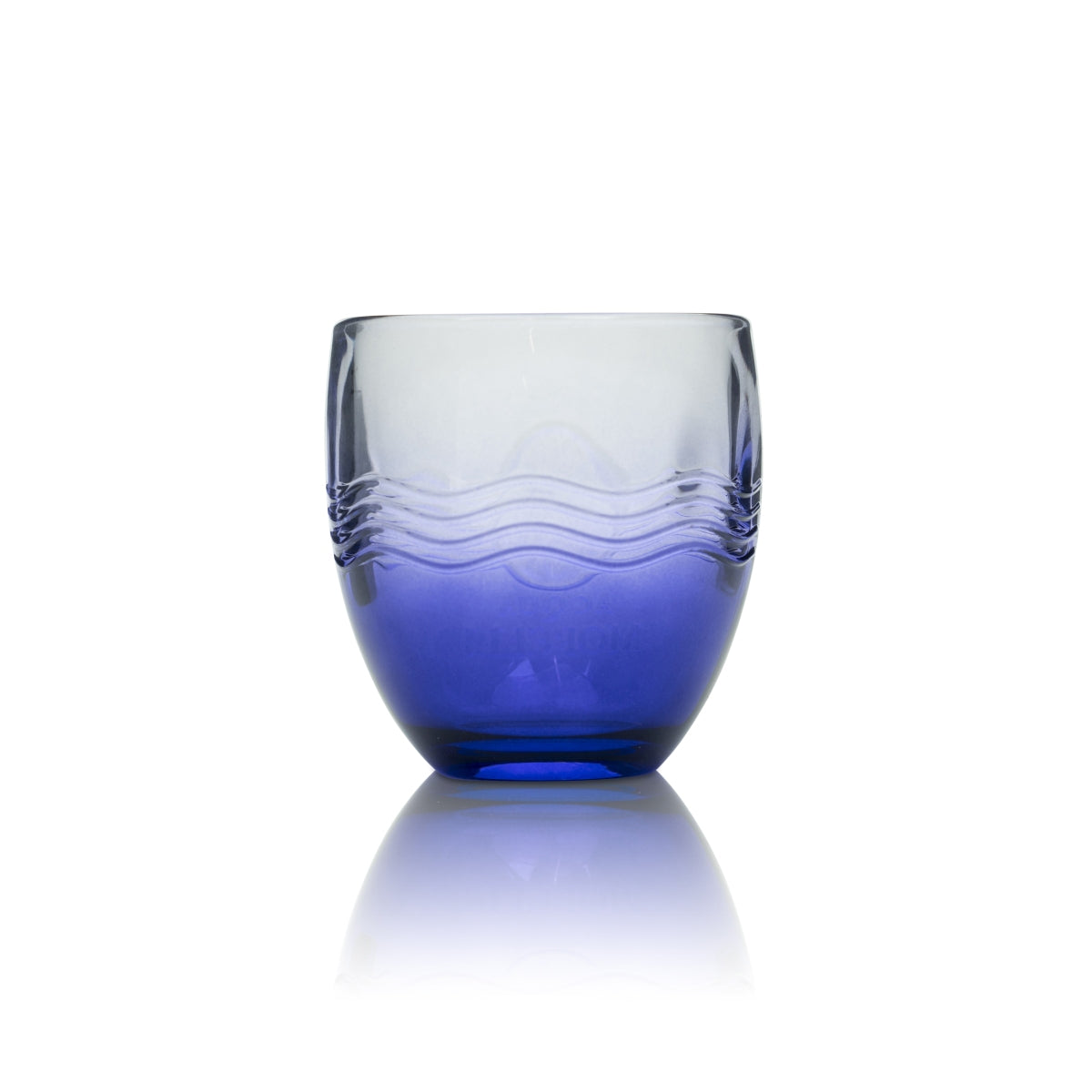6 bicchieri Acqua Morelli 0,25 l tumbler con rilievo, bicchieri per acqua minerale blu – Vista 3