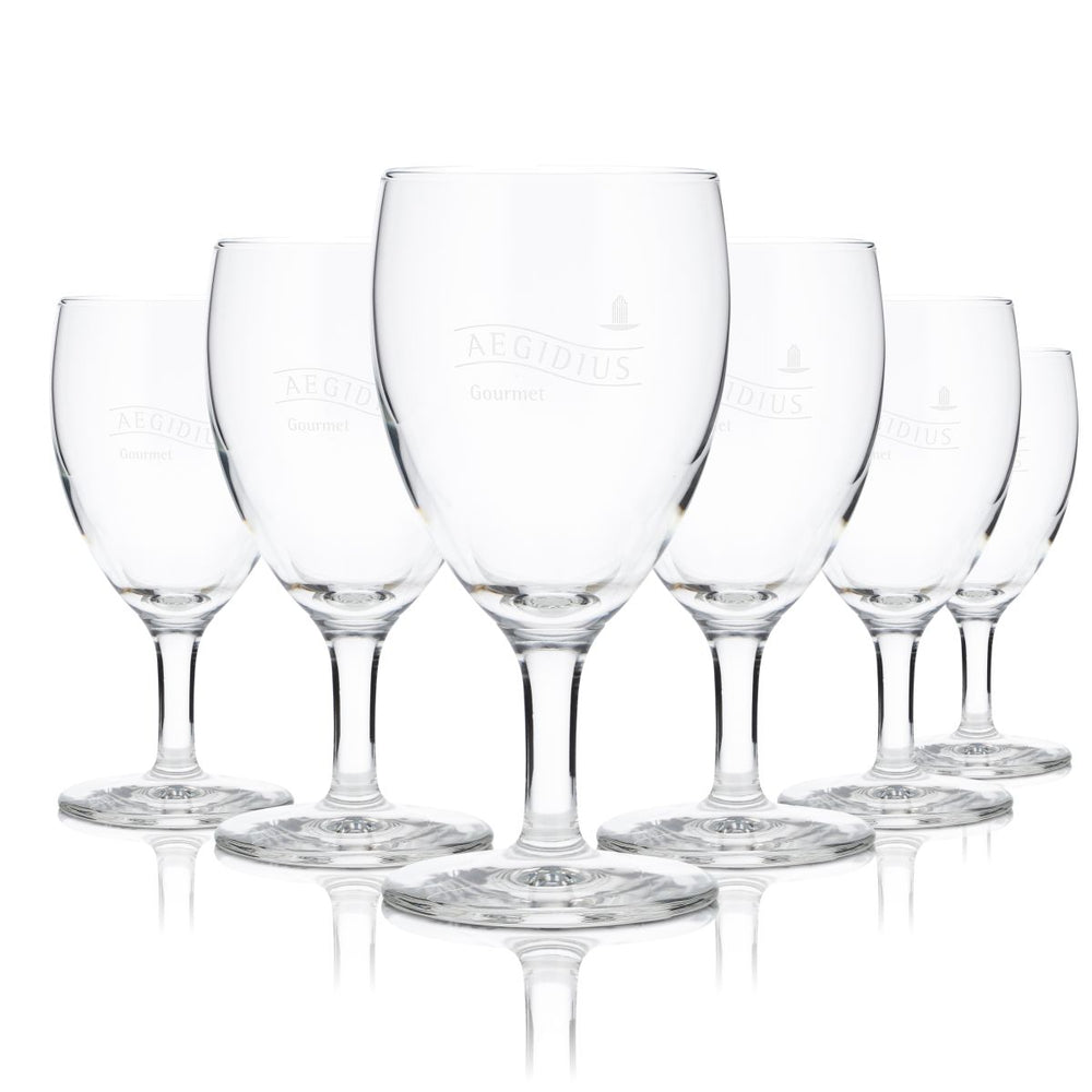6 bicchieri Aegidius da 0,18 l per acqua minerale, set da ristorante, per bevande gassate