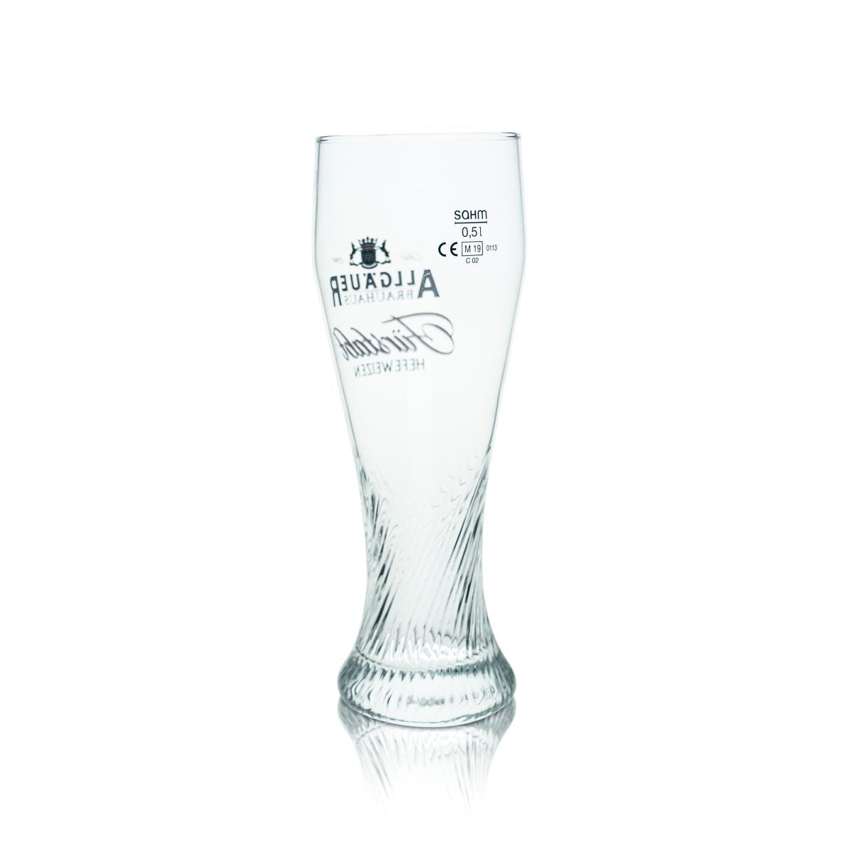 6 bicchieri da birra bianca Allgäuer Brauhaus da 0,5 l Bicchieri da birra Hefeweizen Birrificio Fürstadt – Vista 3