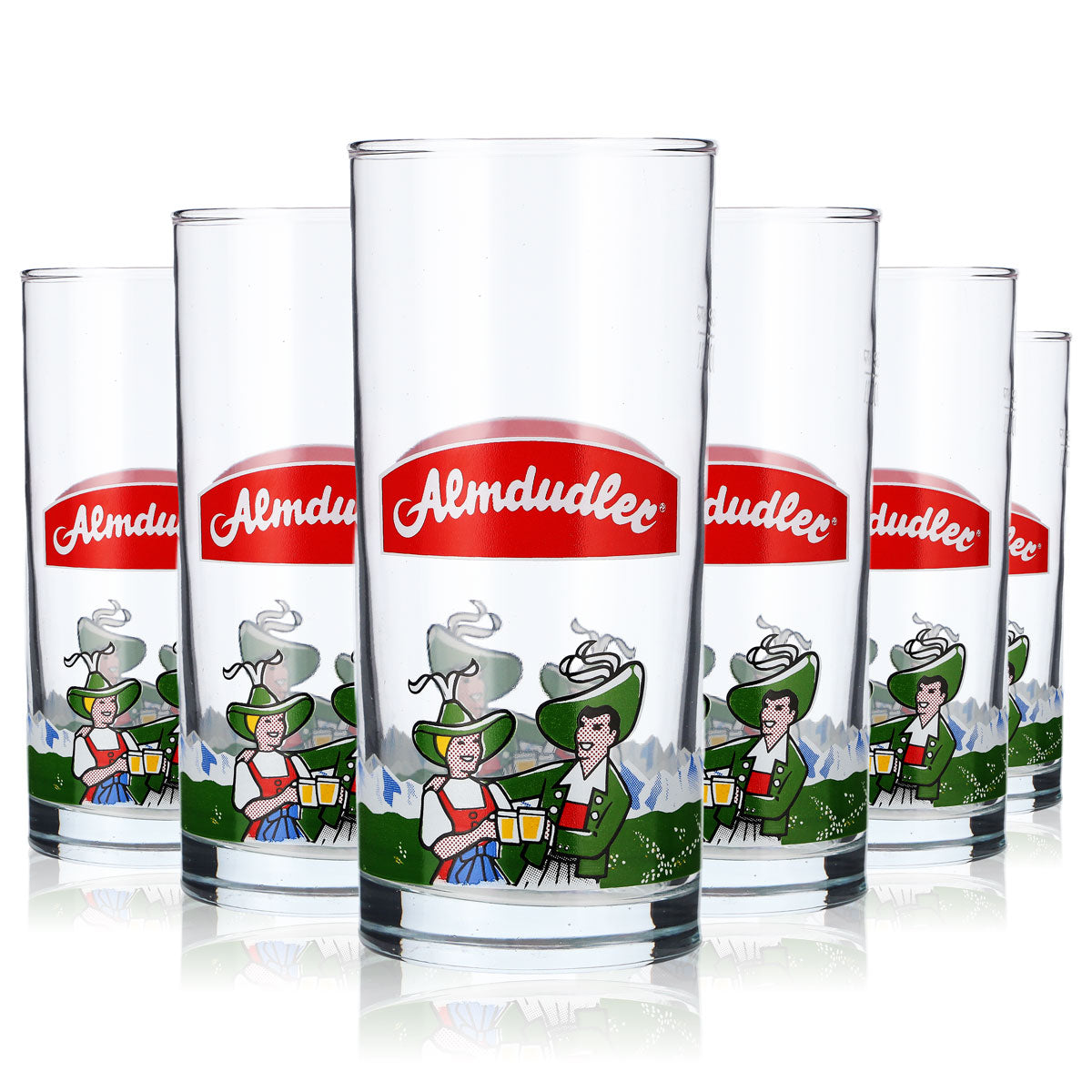 6 bicchieri per bevande analcoliche Almdudler Bicchieri Limoglas 0,2 l Tazza Sahm – Vista 6