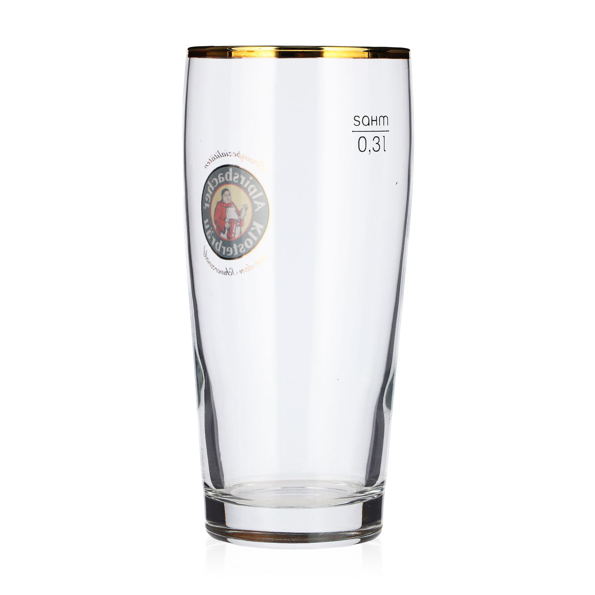 6 bicchieri da birra Alpirsbacher da 0,3 l con bordo dorato, bicchieri da birra Sahm e boccali da birra – Vista 4