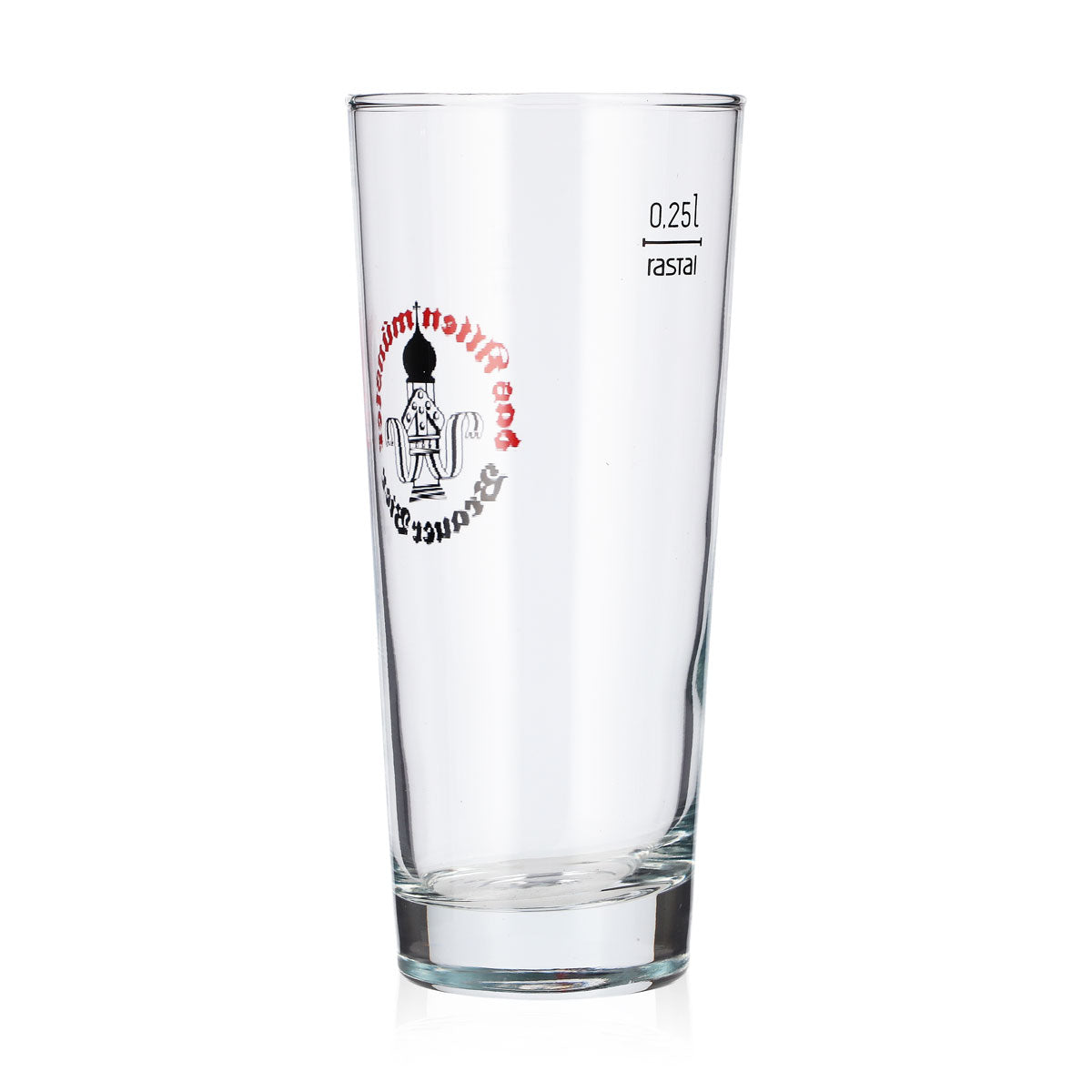 6 bicchieri da birra Altenmünster da 0,25 l con logo Rastal rosso e nero – Vista 4