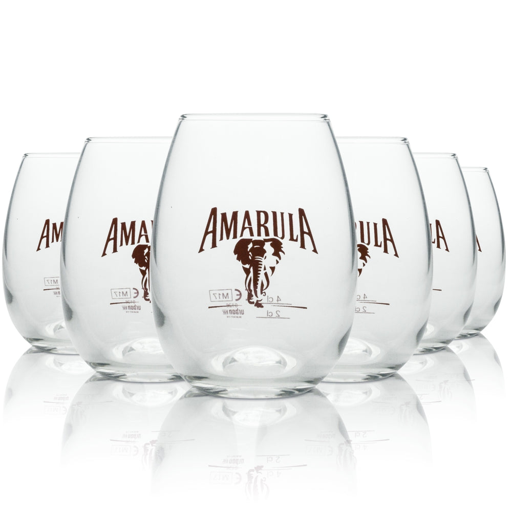 6 bicchieri tumbler per liquore Amarula