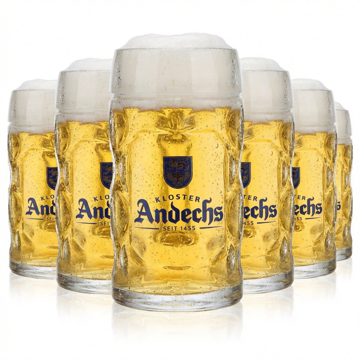 6 bicchieri da birra Andechs da 0,5 l, boccale da birra, boccale da birra