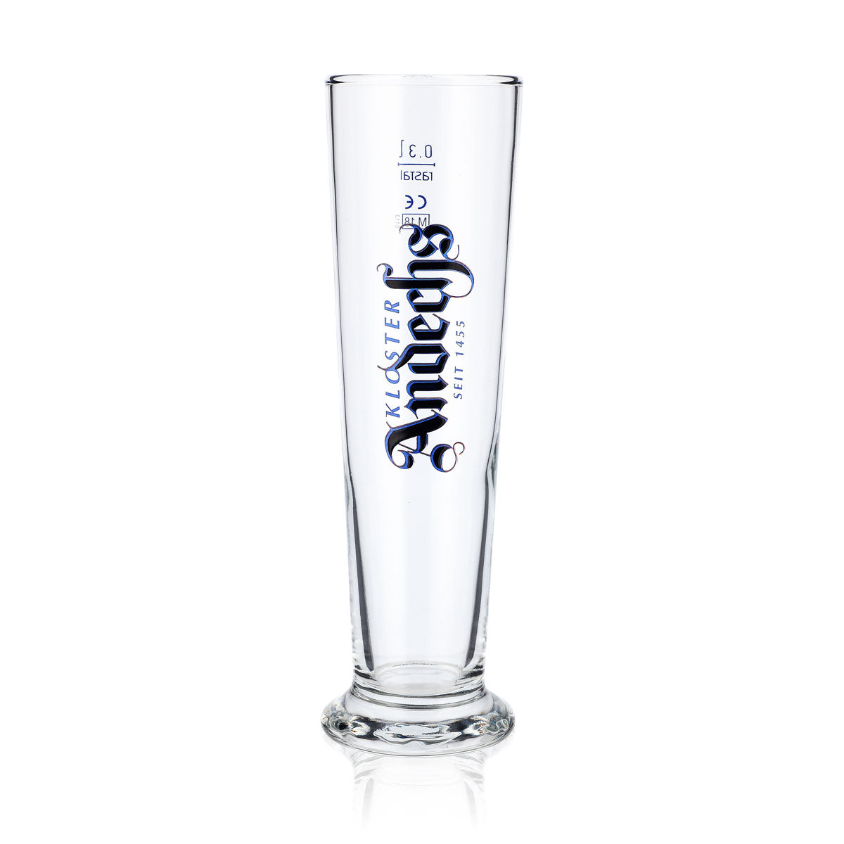 6 bicchieri da birra Andechs da 0,3 l Bicchieri da birra Bicchiere a calice Logo verticale – Vista 2