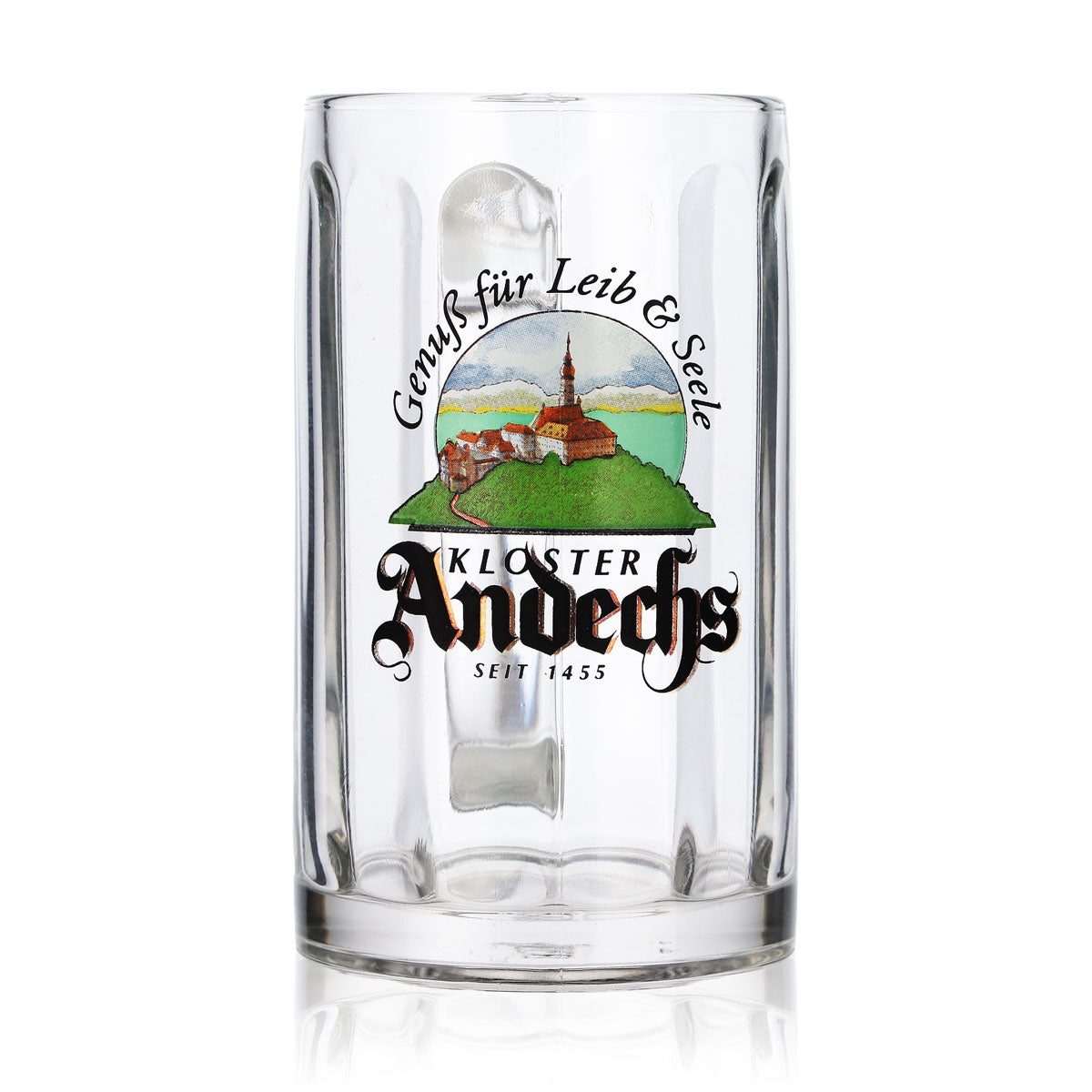 6 bicchieri da birra Andechs Seidel 0,2 l "Piacere per il corpo e l'anima" Rastal – Vista 2