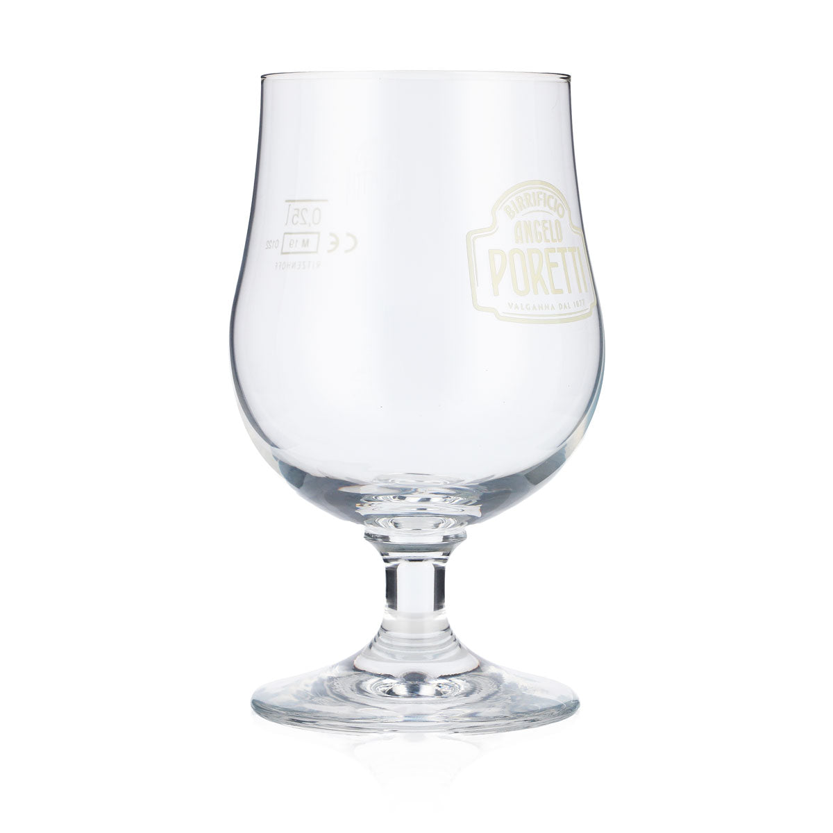 6 bicchieri da birra Angelo Poretti da 0,25 l bicchieri da birra bombati bicchieri a calice – Vista 3
