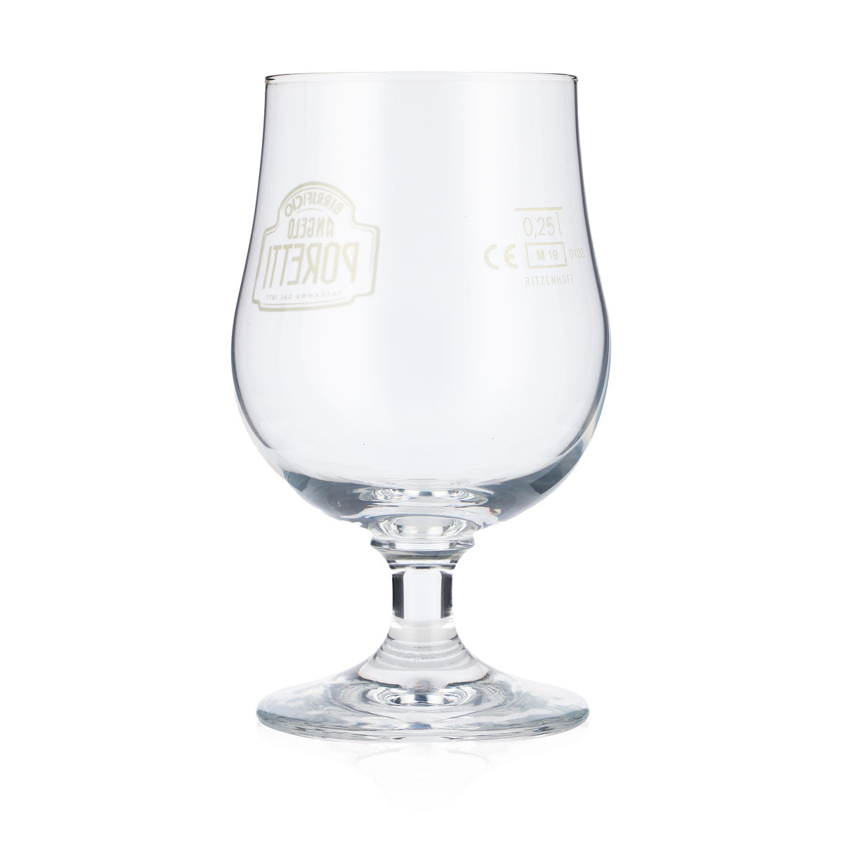 6 bicchieri da birra Angelo Poretti da 0,25 l bicchieri da birra bombati bicchieri a calice – Vista 4