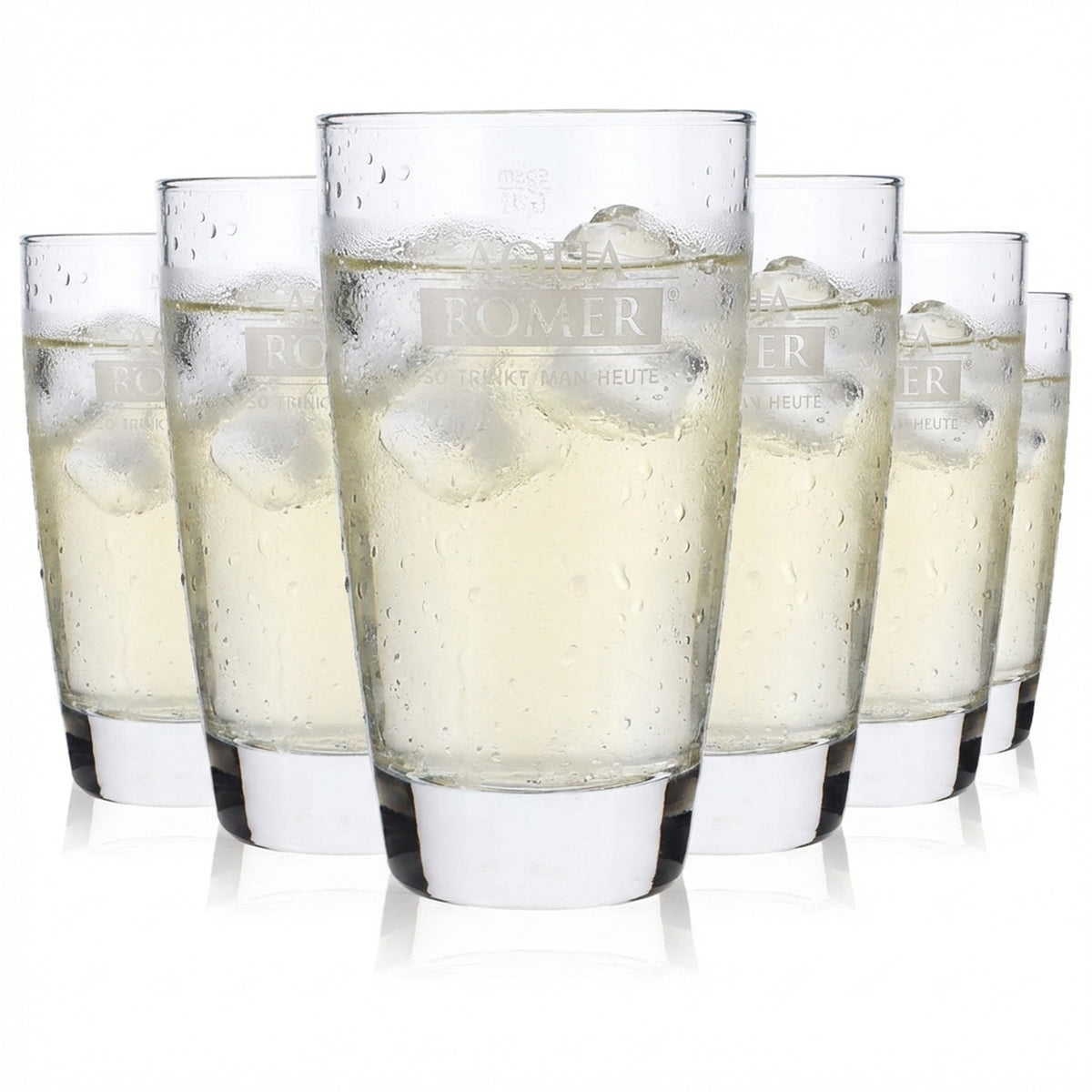 6 bicchieri Aqua Römer da 0,4 l Bicchieri Bicchieri da acqua Tazze Sahm