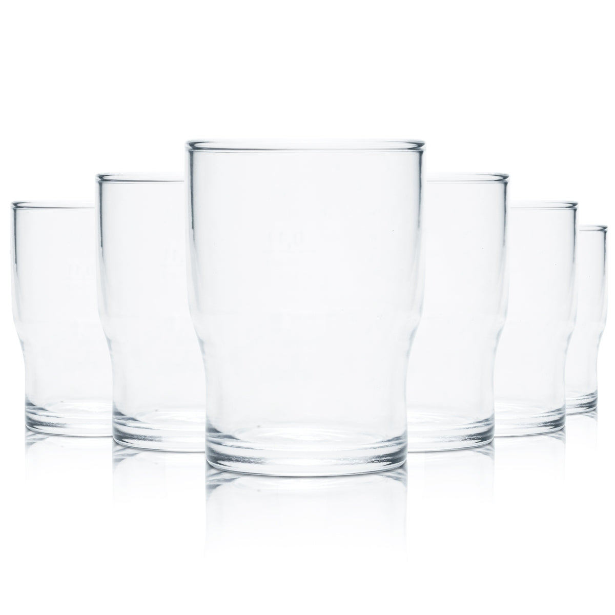 6x bicchieri Arcoroc 0,18 l Campus Tumbler bicchieri calibrati per uso gastronomico acqua succo