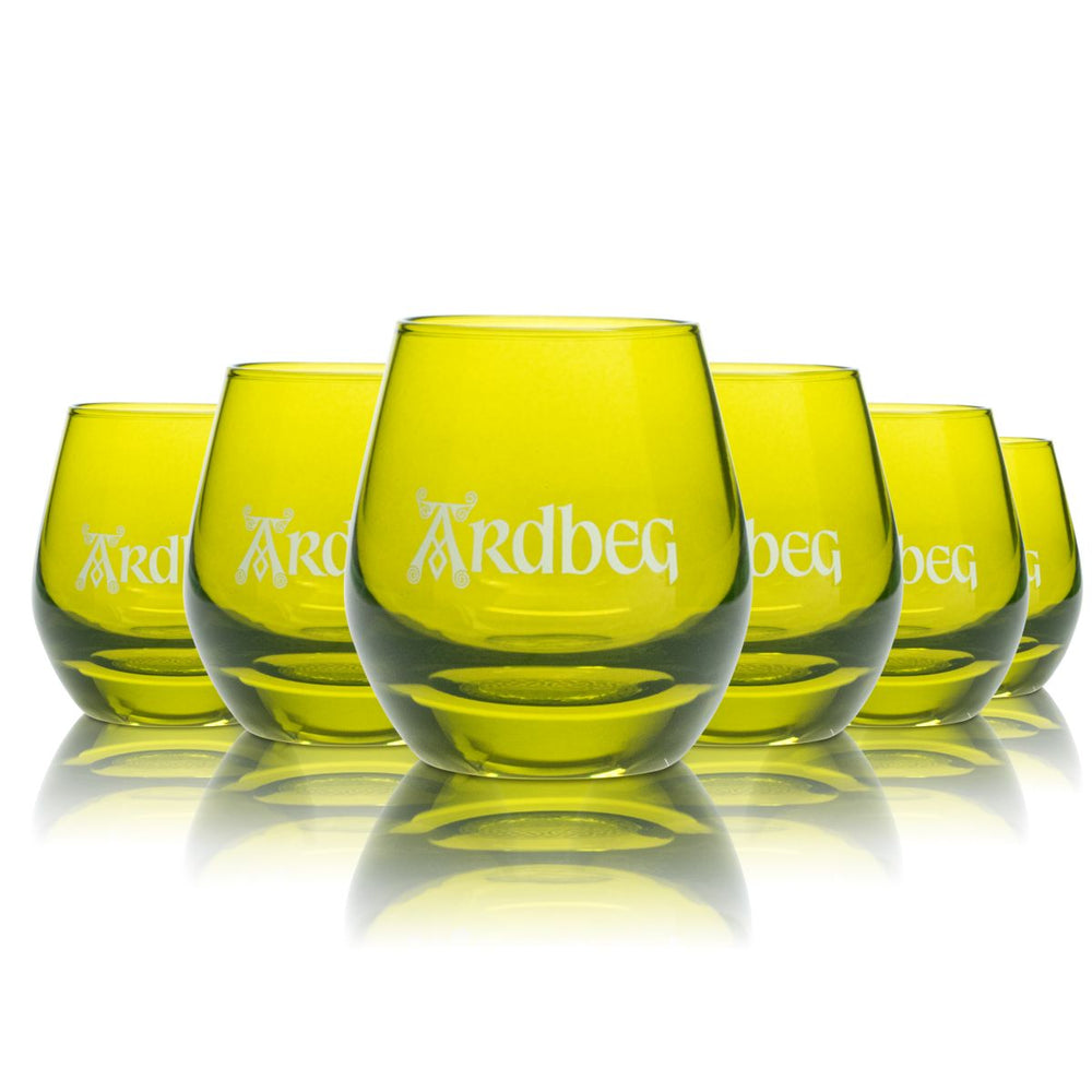 6 bicchieri Ardbeg 6 cl Mini tumbler Bicchierini da whisky Set di bicchieri da liquore
