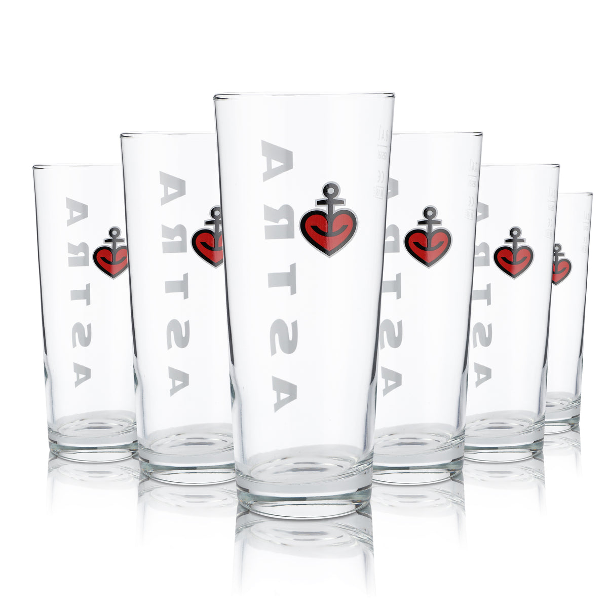 6 bicchieri da birra Astra 0,4 l Willi Becher Pokal Set di bicchieri Birrificio Hamburg Kiez Späti – Vista 5