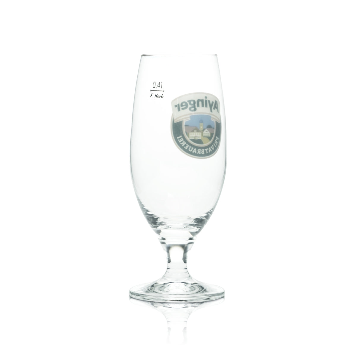 6 bicchieri da birra Ayinger 0,4 l a forma di coppa Tulipano Birra bianca Birrificio Bicchieri da bar Gastronomia – Vista 3
