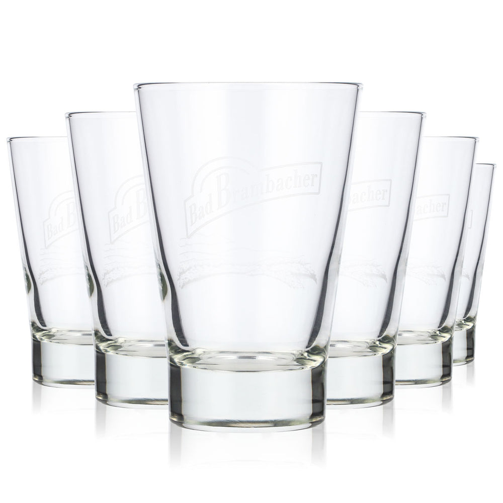 6 bicchieri da acqua Bad Brachmbacher Wasser Glas Limoglas