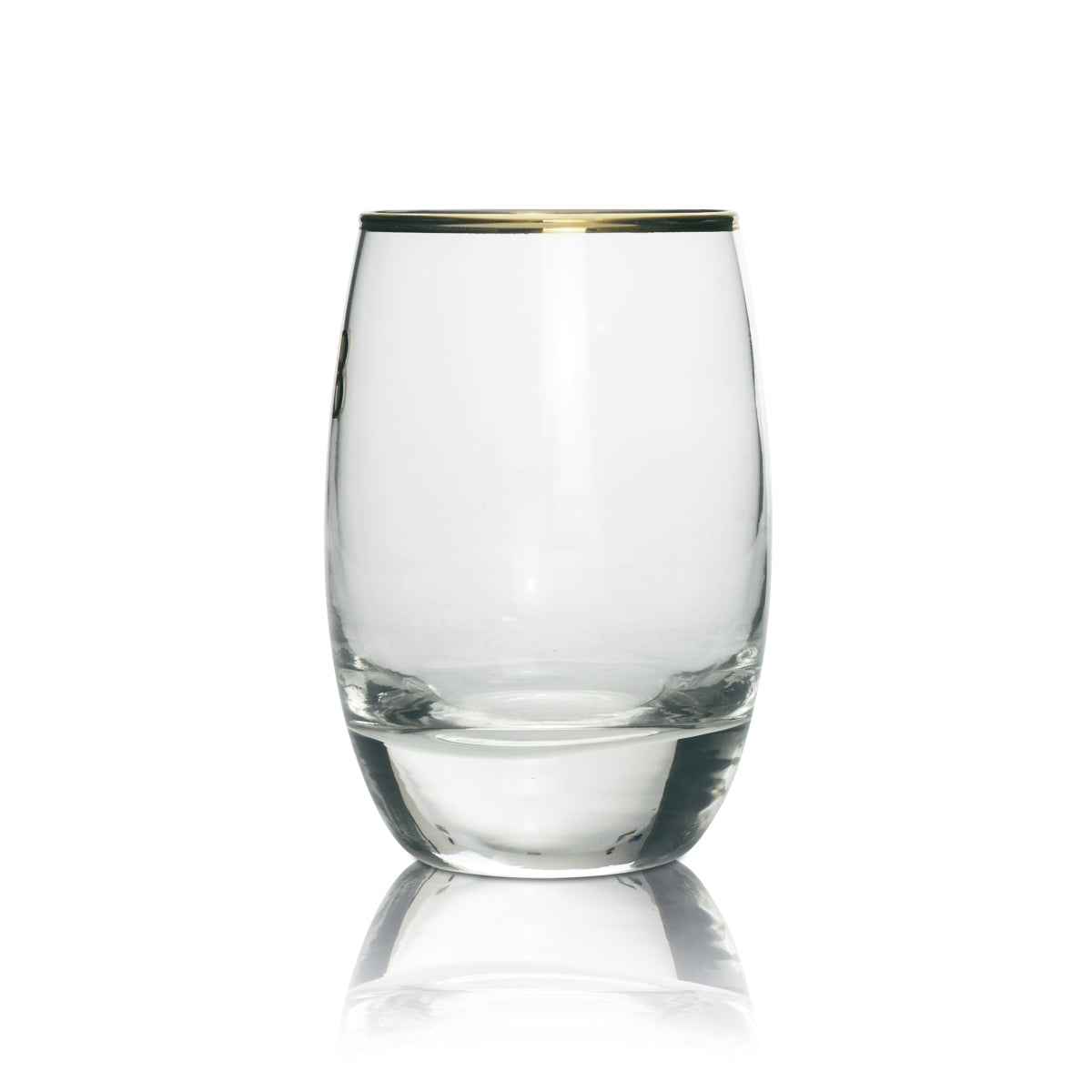 6 bicchieri da liquore Baileys con bordo dorato e logo dorato – Vista 4