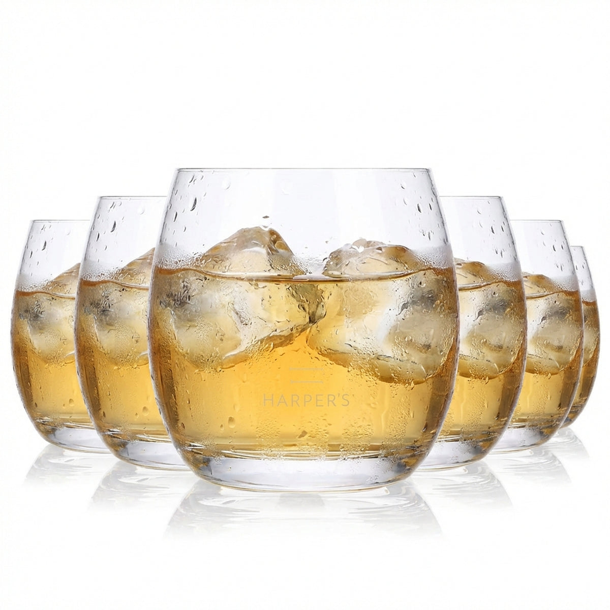 6 bicchieri da rum Barcelo Bicchiere da long drink 0,34 l Tumbler Logo sul fondo Ritzenhoff