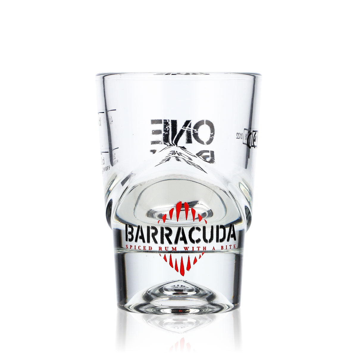 6 bicchierini da liquore Barracuda Rum Bicchierini corti Bicchierini da 4 cl Bicchierino "One Bite" – Vista 2