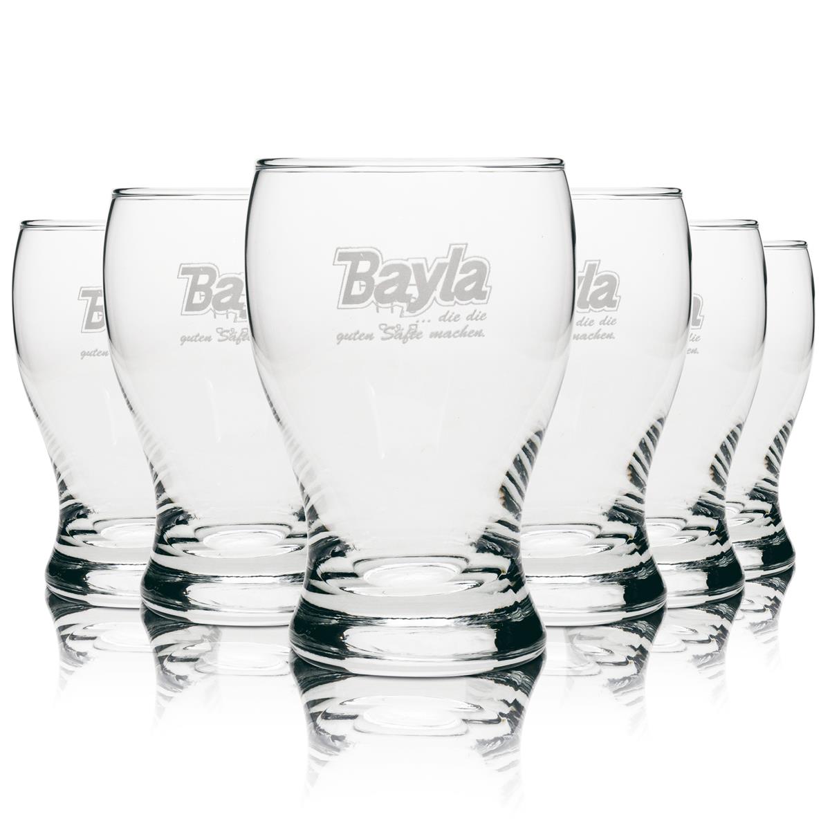 6x Bayla succo in vetro 0,1 l degustazione