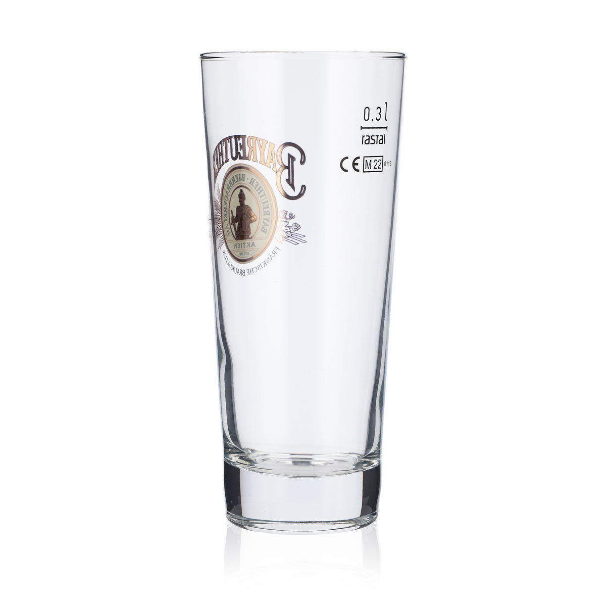 6 bicchieri da birra Bayreuther da 0,3 l Bicchieri da birra Bicchiere da birra Logo dorato – Vista 4