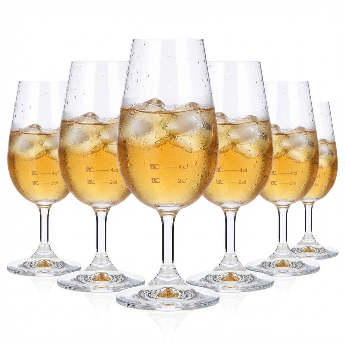 6 bicchieri da brandy BC Gastro Nosinggläser 0,22 l Brandysniffer