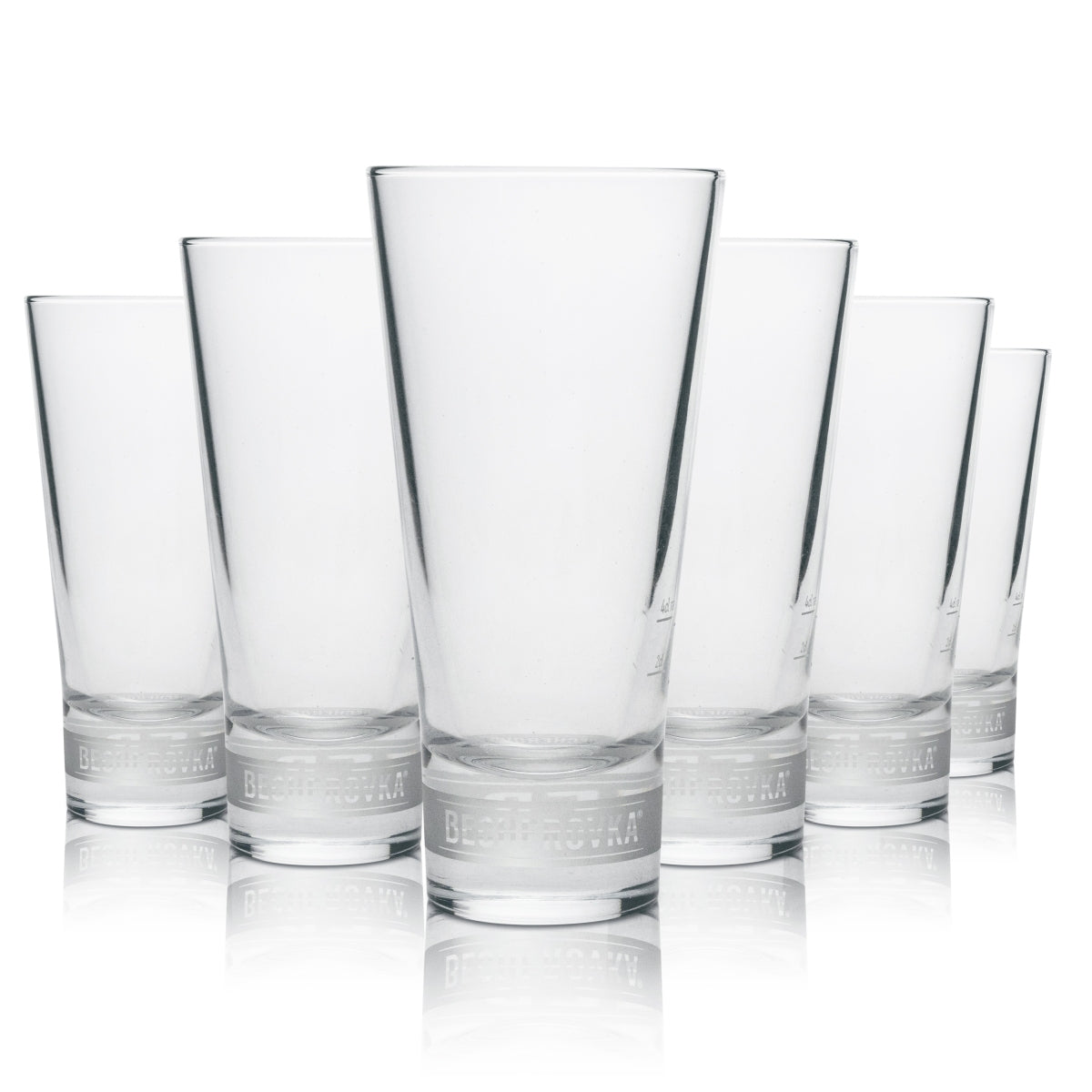 6 bicchieri da long drink Becherovka Vodka rastal