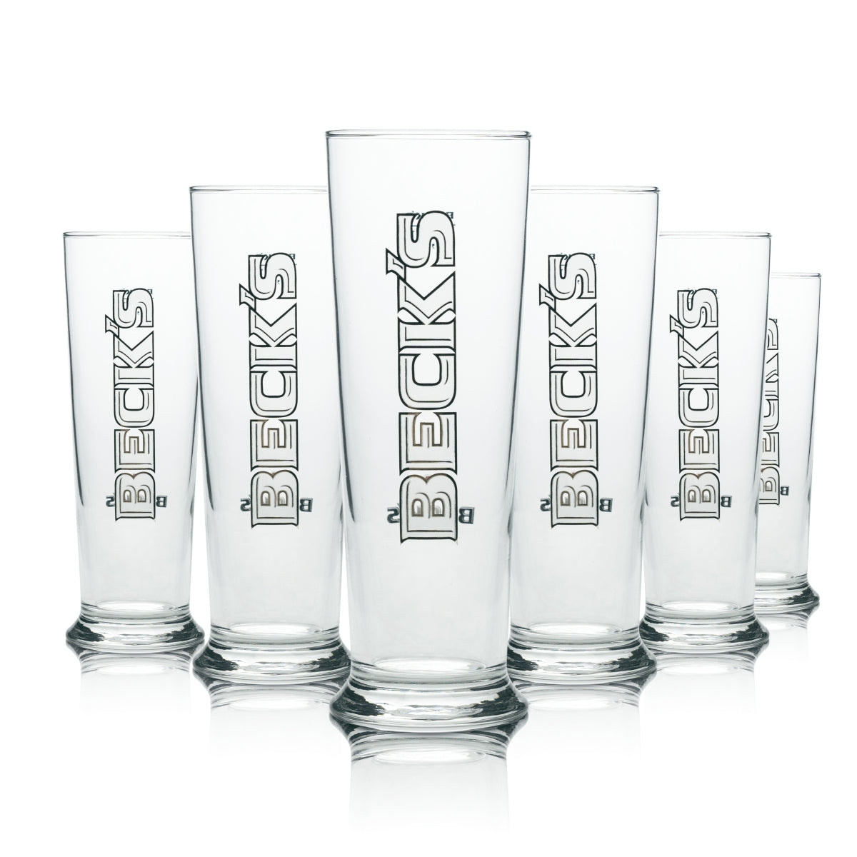 6 bicchieri da birra Becks Seattle 0,2 l Sahm Tulipano Bicchieri da birrificio Coppa Gastro Bar