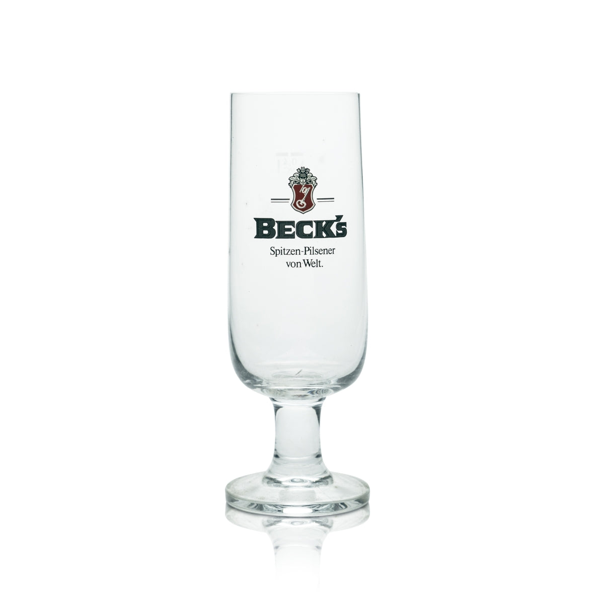 6 bicchieri Becks da 0,4 l, forma tulipano, birra Pilsener, birrificio, calibrati, oro, per la ristorazione – Vista 2
