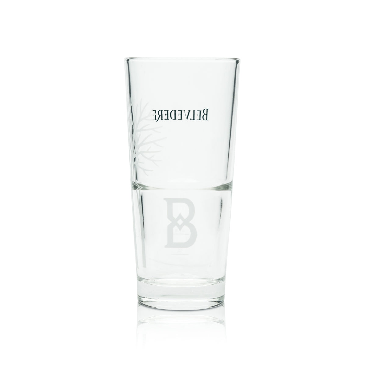 6 bicchieri da cocktail Belvedere Vodka Longdrink nuovo motivo "B" in rovere – Vista 2