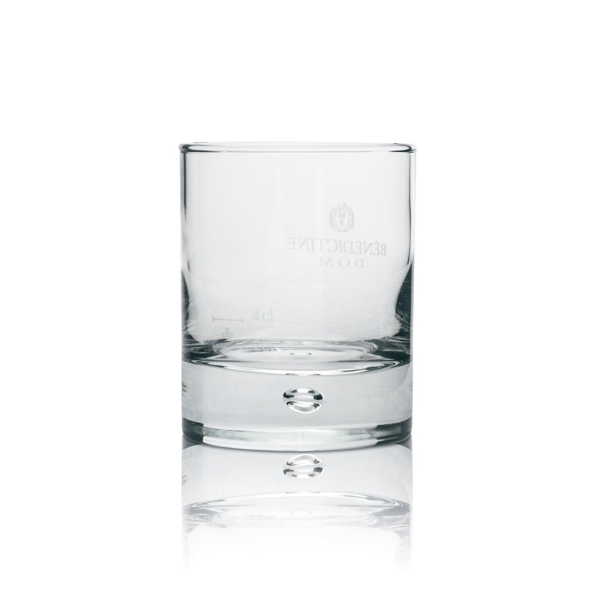 6 bicchieri tumbler da whisky Benedictine con bolla sul fondo – Vista 3
