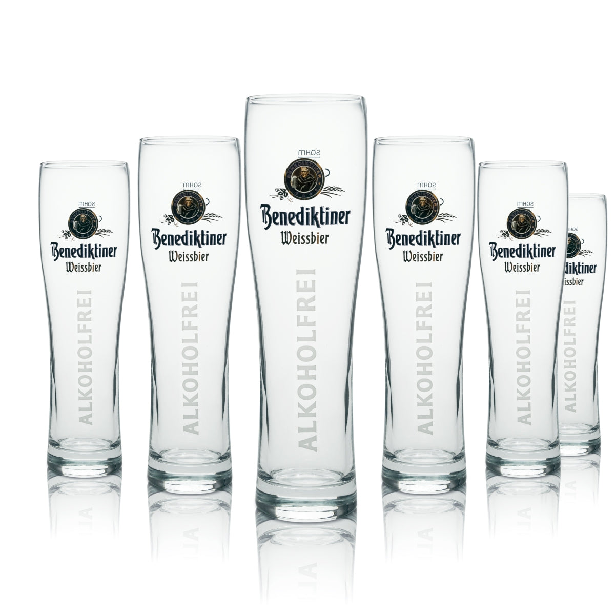 6 bicchieri da birra Benediktiner 0,5 l Weizen analcolica Sahm Madison