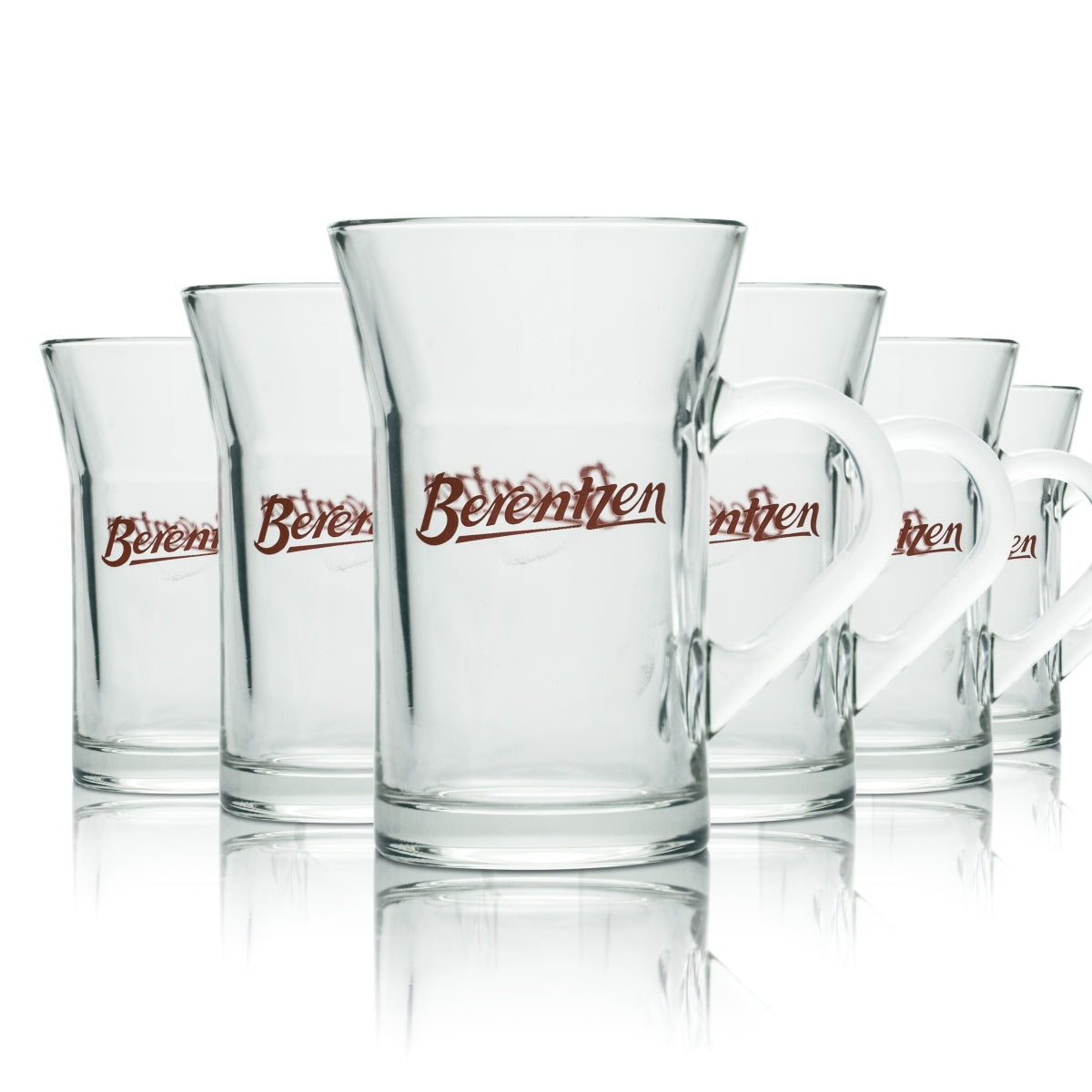 6x Berentzen Bicchiere 0,22 l per vin brulé Tazza termica con manico Bicchieri da punch Natale