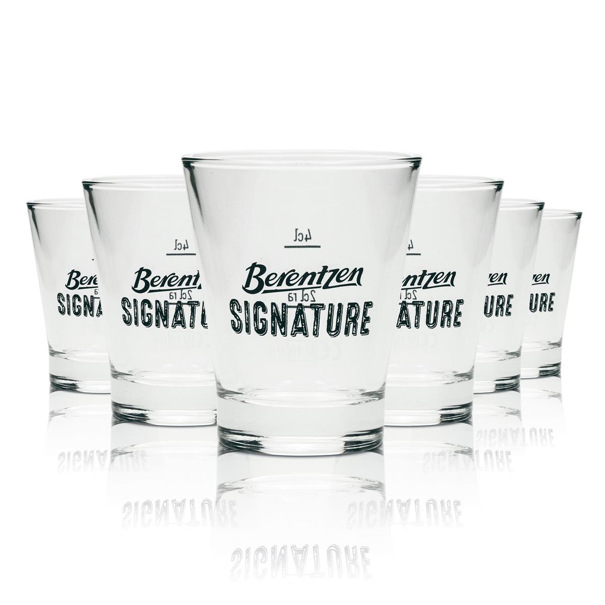 6 bicchierini da liquore Berentzen Signature 4 cl