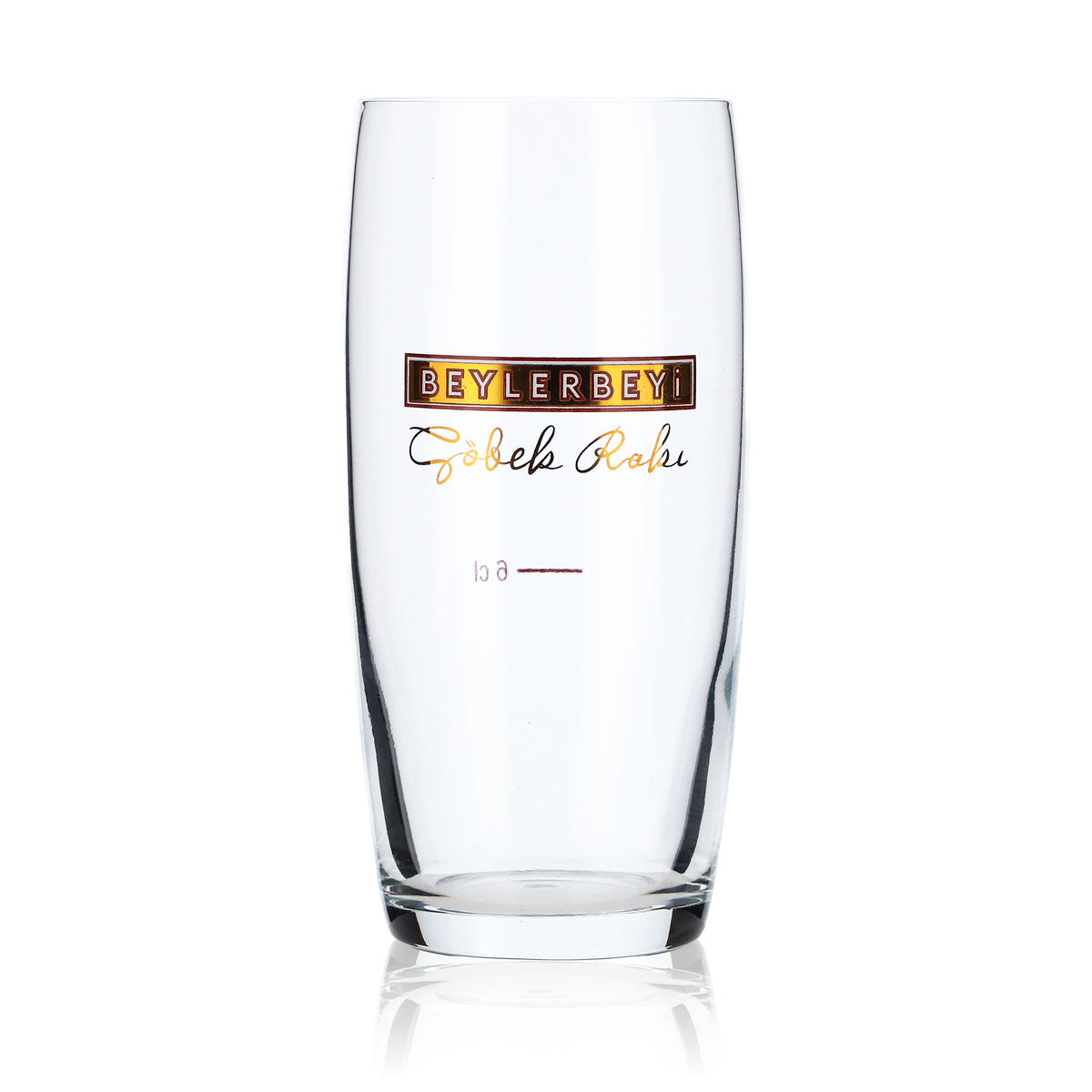 6 bicchieri Beylerbeyi Raki 0,2 l forma conica 6 cl logo dorato – Vista 2