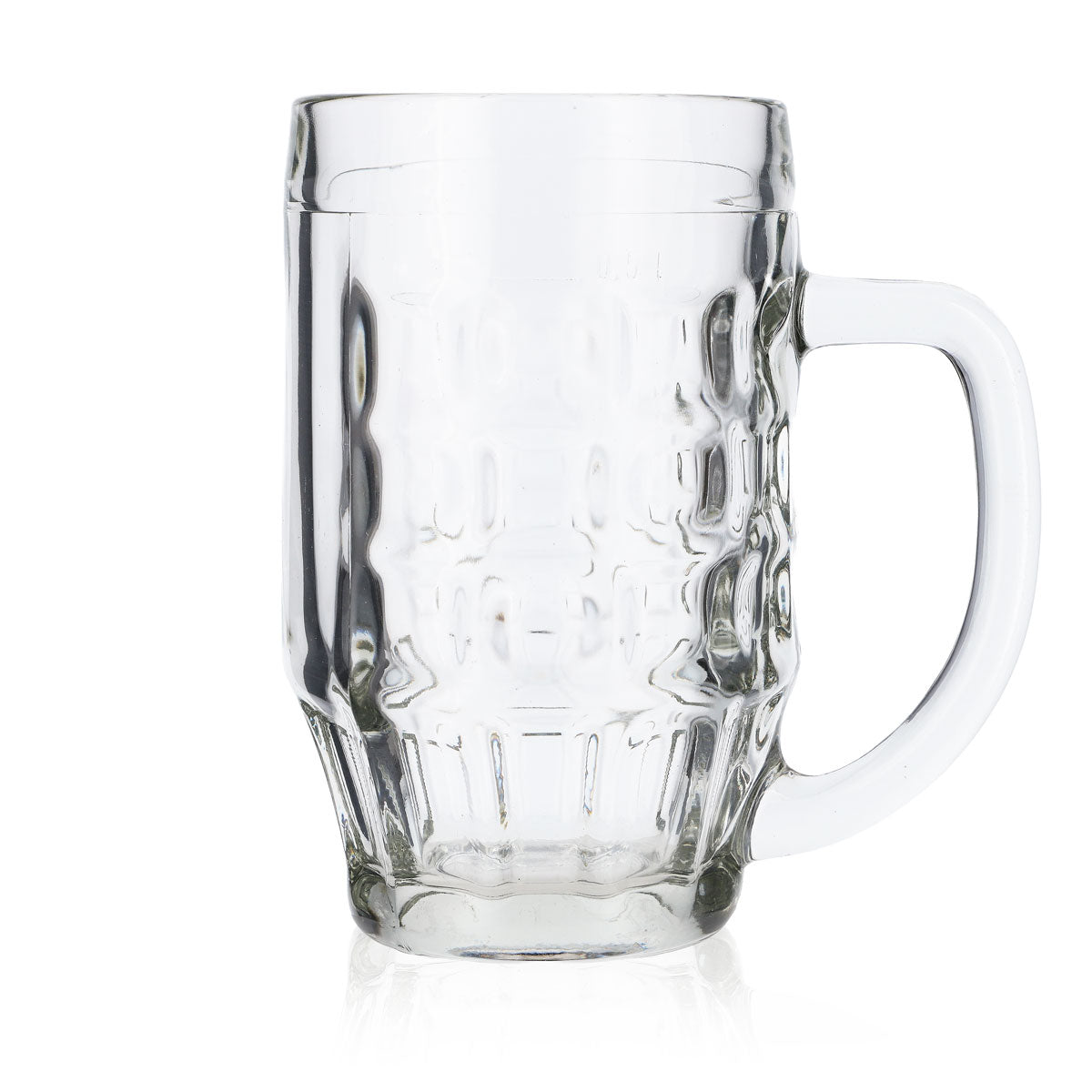 6 boccali da birra in vetro da 0,5 l Bicchieri Seidel Humpen Krug Blanco Malles – Vista 4