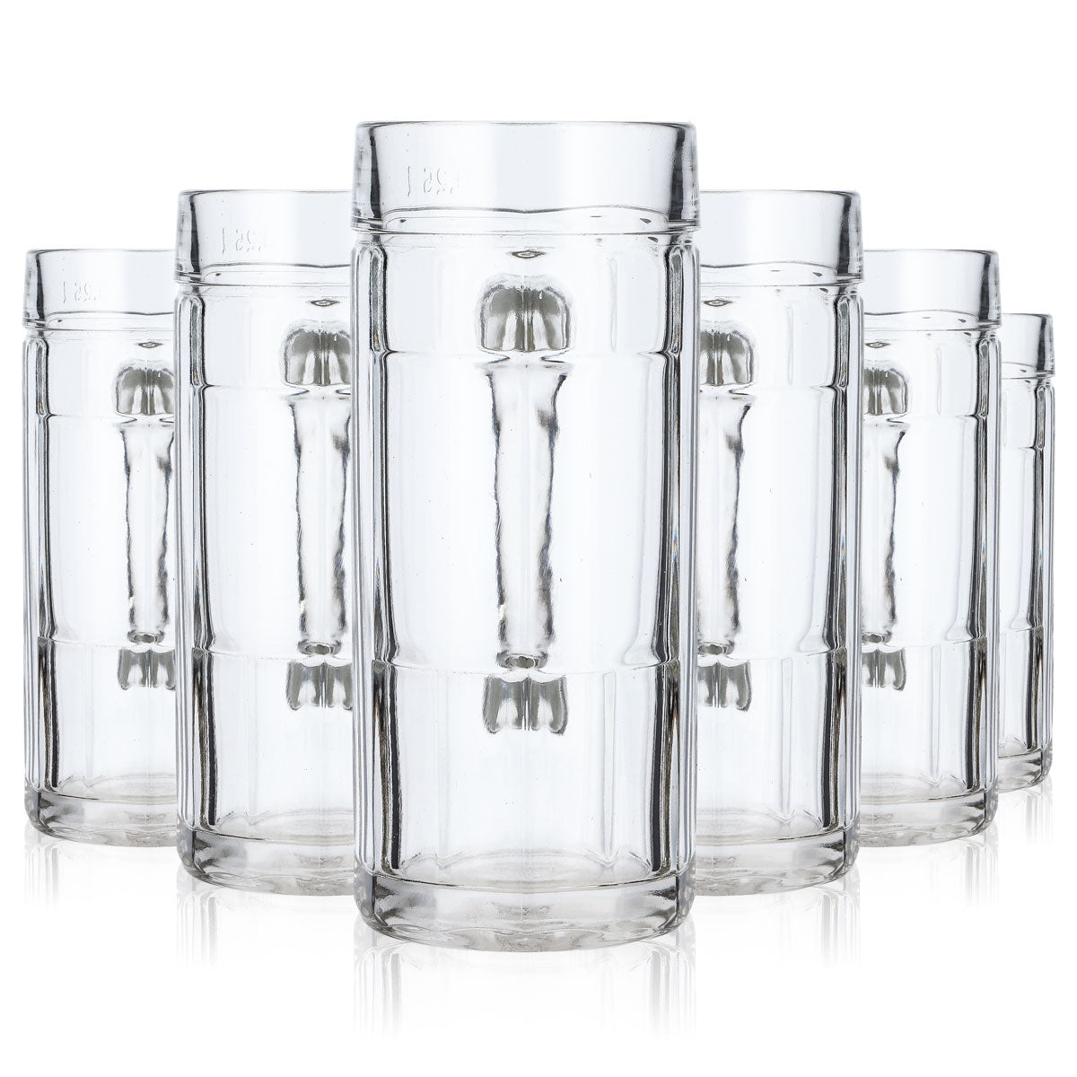 6 boccali da birra Bierseidel Bierhumpen 0,25 l Blanco Rastal Falkenstein – Vista 7