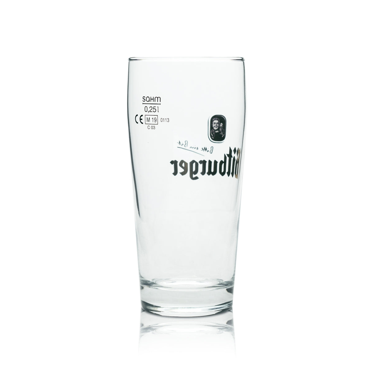 6 bicchieri da birra Bitburger 0,25 l Willi Becher Sahm Pils Willy Cup Birrificio – Vista 3