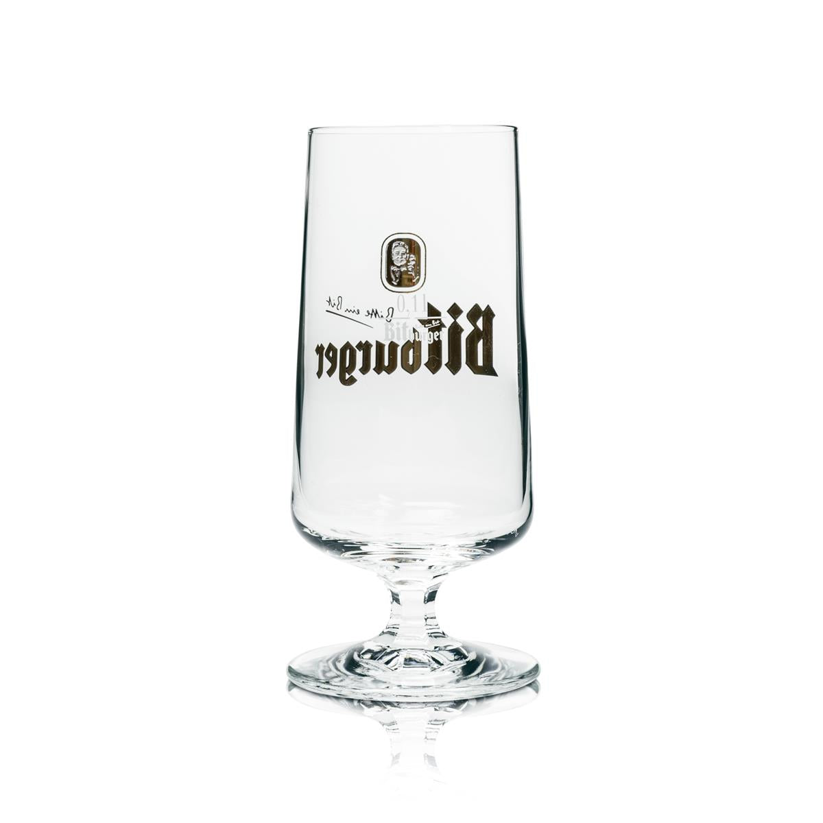 6 bicchieri Bitburger 0,1 l a forma di coppa tulipano per degustazione birra Pils birrifico bar – Vista 3