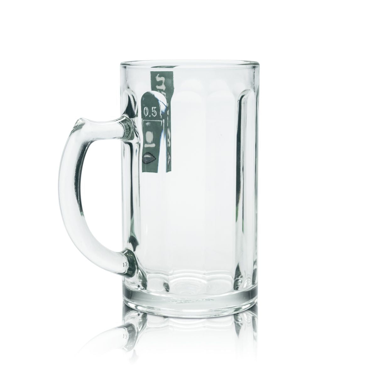6 bicchieri da birra Bolten 0,5 l bicchieri in vetro con fondo piatto boccale da birra Set di bicchieri Seidel Birrificio – Vista 3