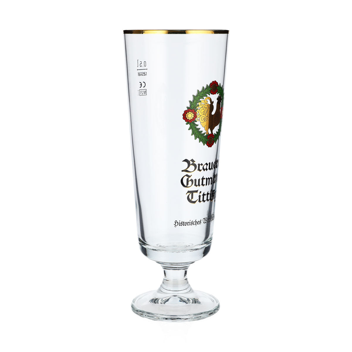 6 bicchieri da birra da 0,5 l della birreria Gutmann Titting con rubinetto Rastal Brauerstutzen – Vista 3