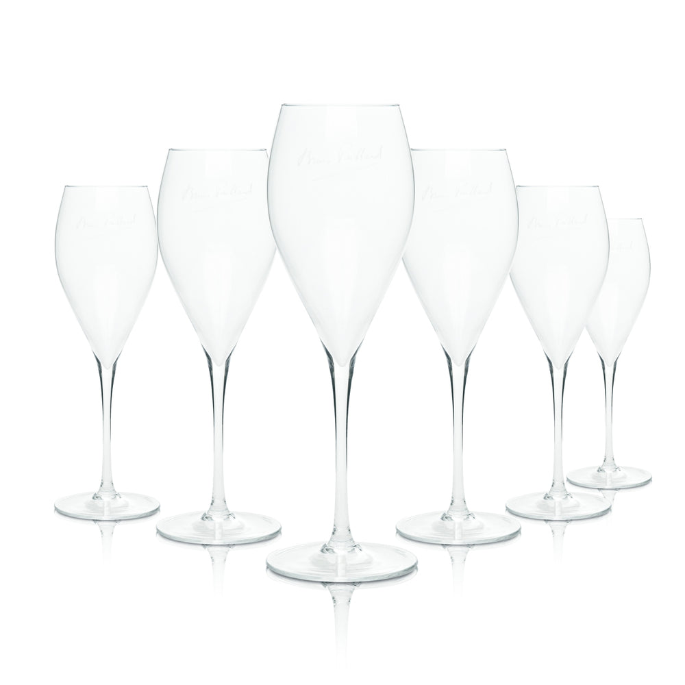 6 bicchieri da champagne Bruno Paillard 0,1 l flûte bicchieri da spumante Prosecco bicchieri a calice Brut
