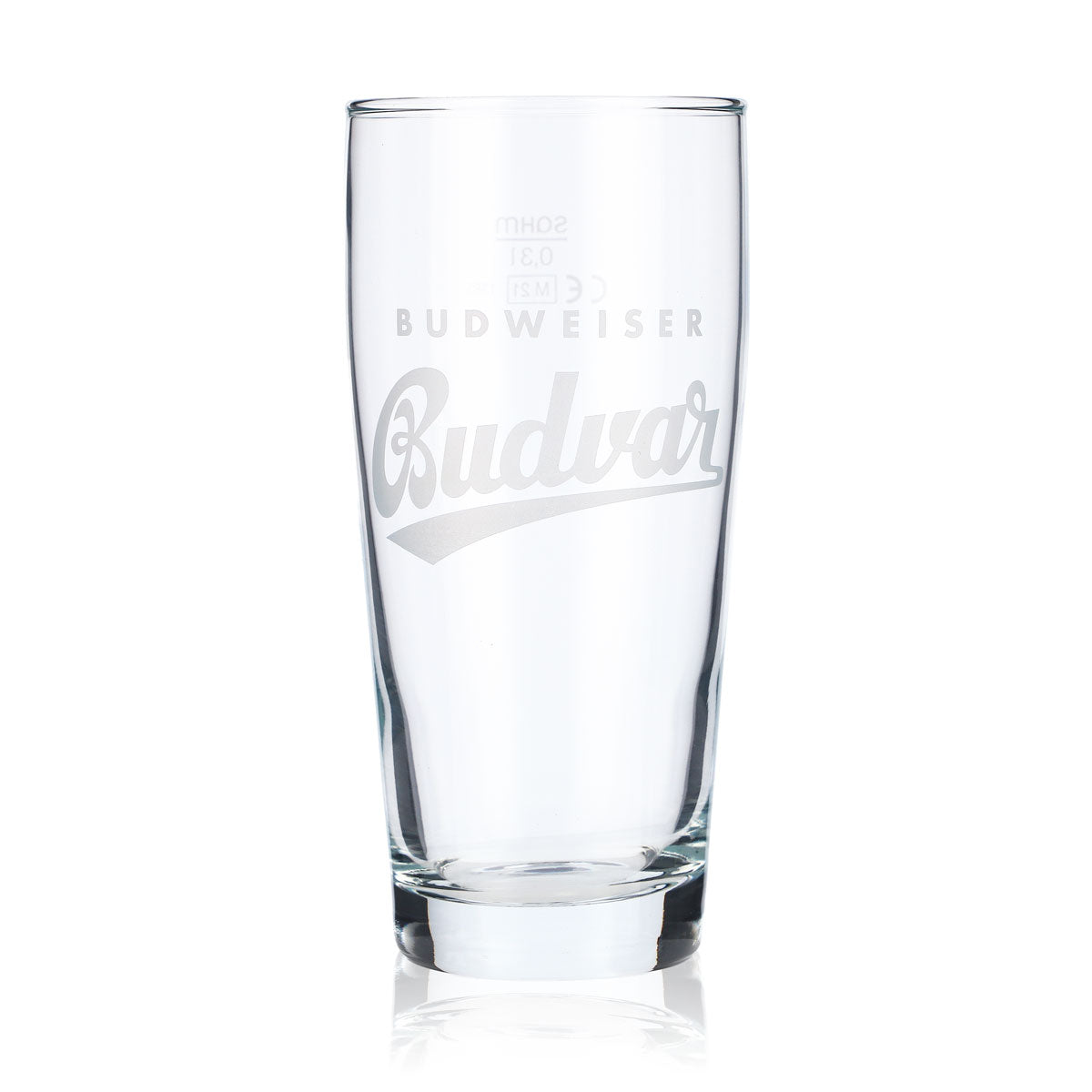6 bicchieri da birra Budweiser Bicchieri da birra Tazze 0,3 l Budvar Logo satinato – Vista 2