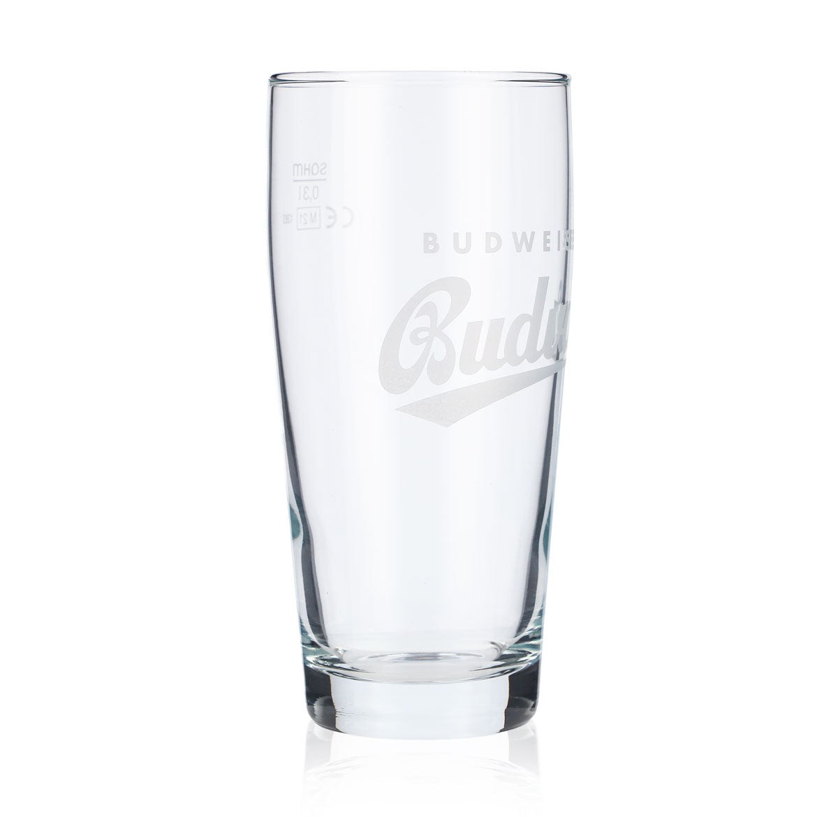 6 bicchieri da birra Budweiser Bicchieri da birra Tazze 0,3 l Budvar Logo satinato – Vista 3
