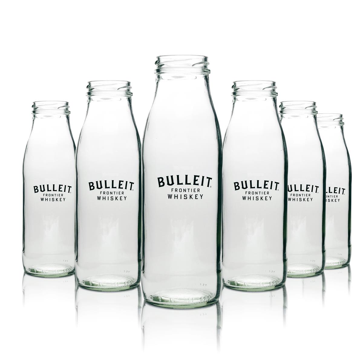 6 bicchieri da whisky Bulleit Frontier in vetro opaco